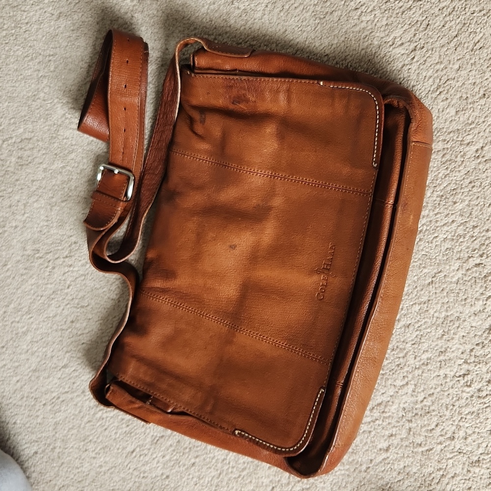 Cole Haan Leather Men's Messenger Bag